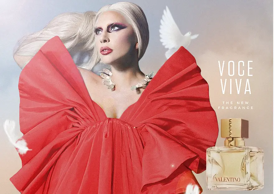Valentino Voce Viva Lady Gaga Volto Del Profumo Wondernet Magazine 