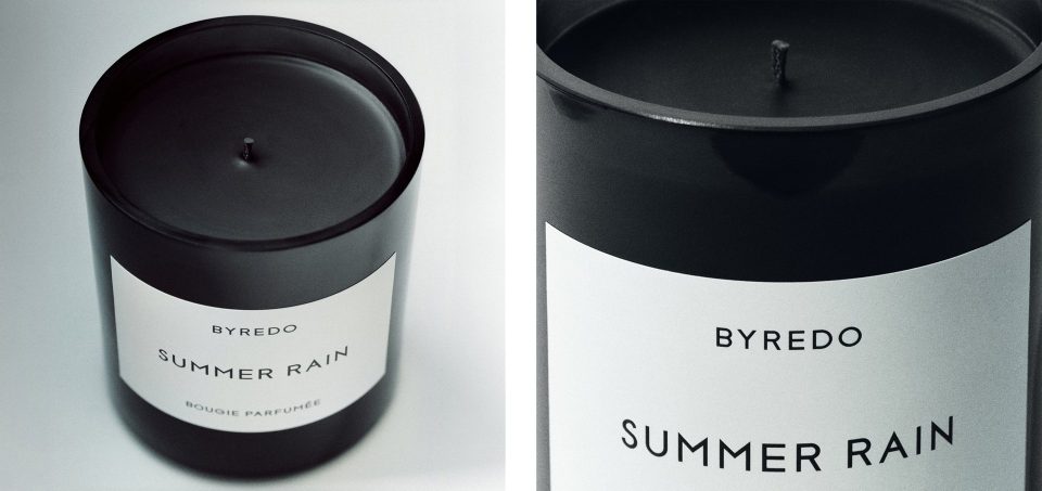 Byredo Summer Rain, la nuova elegante candela profumata