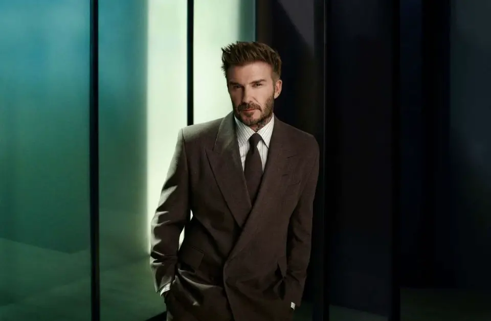 David Beckham nella campagna Boss FW24