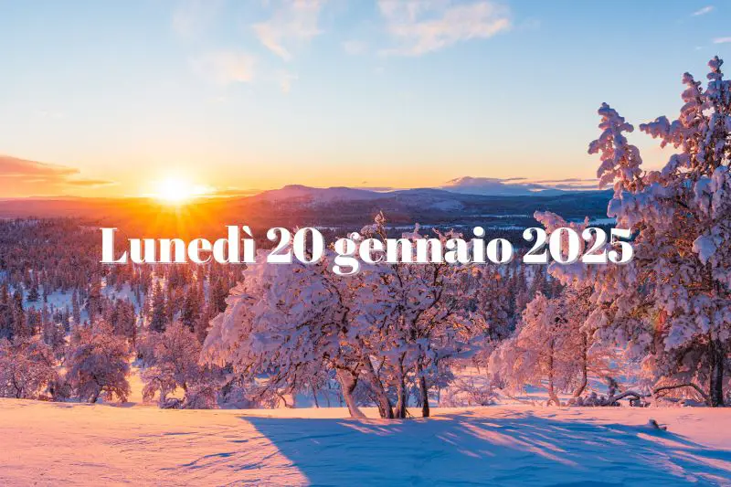 20 gennaio 2025