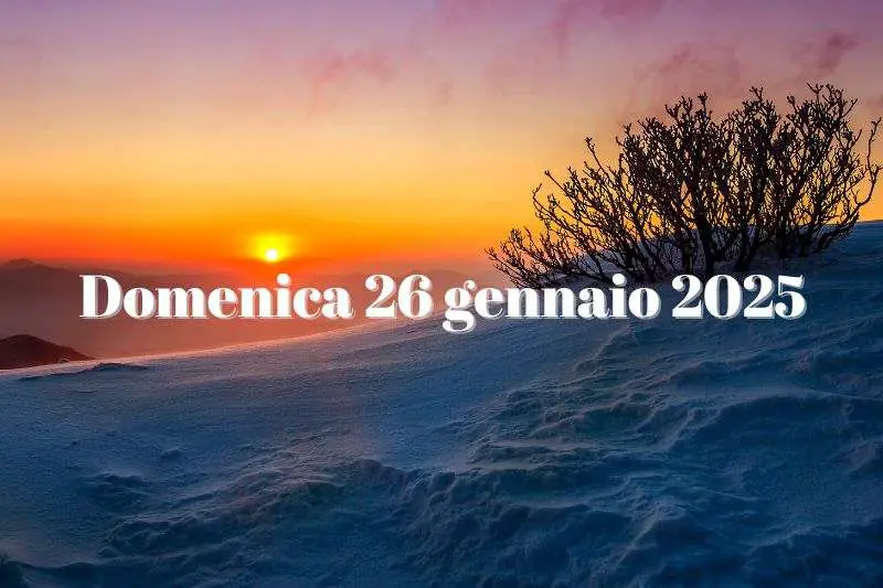 26 gennaio