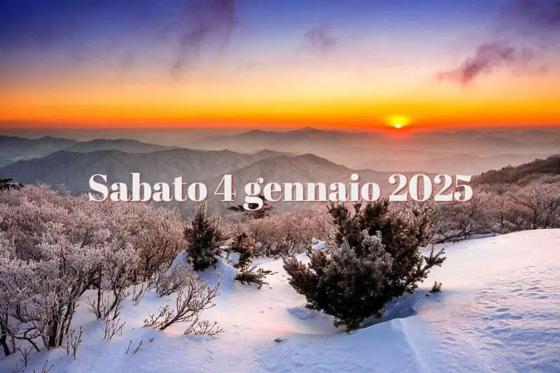 alba inverno 4 gennaio 2025