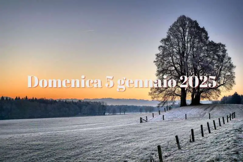 alba inverno 5 gennaio 2025