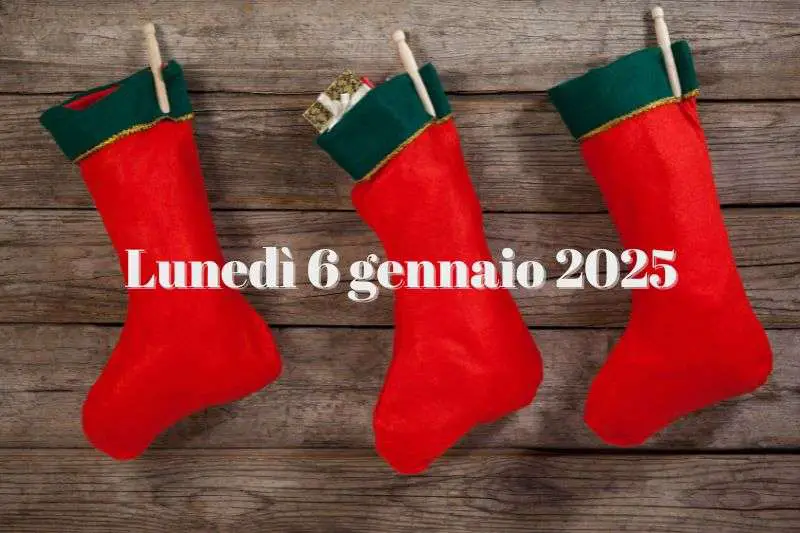 calze befana 6 gennaio 2025