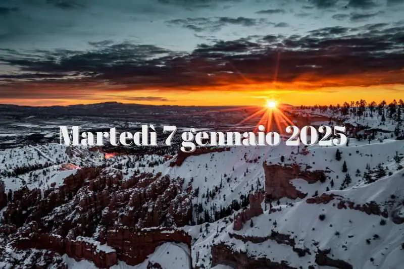 alba inverno 7 gennaio 2025