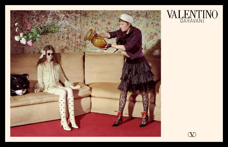 modelle Valentino campagna SS25 Pavillon des Folies